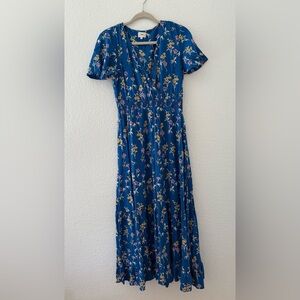 Ag’ne pullover floral midi dress Size 2 Tall